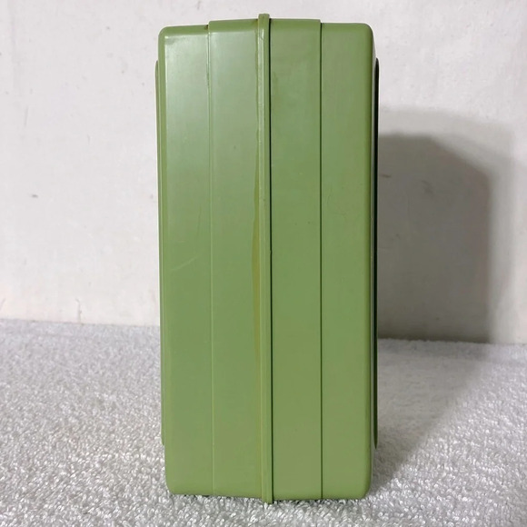 Vintage Orchid Paper Products Avocado Green  Double Sided Napkin Dispenser - Picture 6 of 13